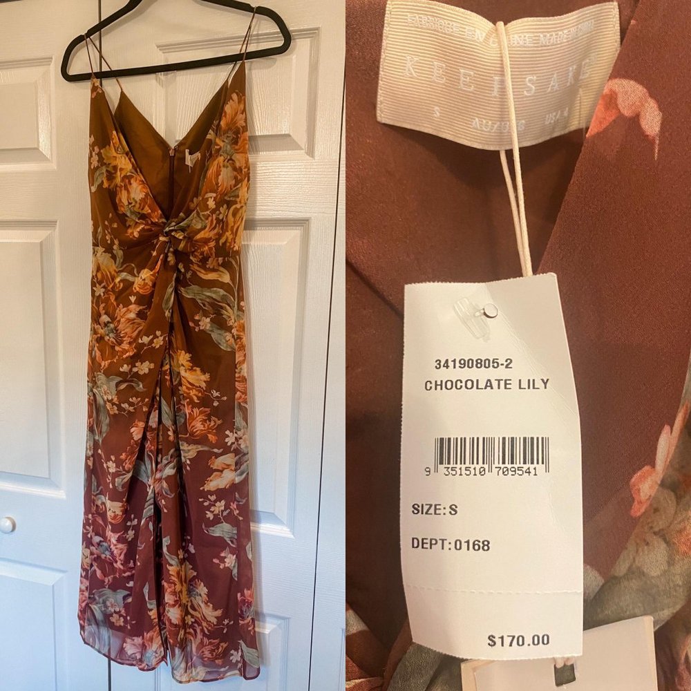 REVOLVE | SMALL 4 | NEW Chocolate Lily Midi Dress